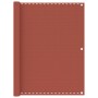 Toldo para balcón HDPE terracota 120x600 cm de vidaXL, Sombrillas - Ref: Foro24-310955, Precio: 29,75 €, Descuento: %