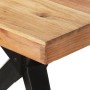 Mesa de comedor madera maciza de acacia 200x90x76 cm en Mesas de comedor | Comprar online en Foru.es