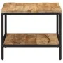 Solid rough mango wood coffee table 55x55x45 cm by , Coffee table - Ref: Foro24-374068, Price: 93,19 €, Discount: %
