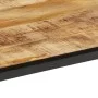 Mesa de centro de madera maciza de mango rugosa 55x55x45 cm de , Mesas de centro - Ref: Foro24-374068, Precio: 93,19 €, Descu...