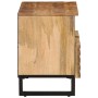 Mueble de TV madera maciza de mango rugosa 70x34x46 cm de , Almacenamiento para CD y DVD - Ref: Foro24-377441, Precio: 75,93 ...