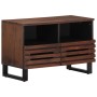 Mueble de TV madera maciza mango marrón 70x34x46 cm de , Almacenamiento para CD y DVD - Ref: Foro24-377443, Precio: 68,64 €, ...