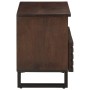 Mueble de TV madera maciza mango marrón 70x34x46 cm de , Almacenamiento para CD y DVD - Ref: Foro24-377443, Precio: 68,64 €, ...