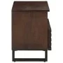 Solid mango wood TV stand in brown, 70x34x46 cm by , CD and DVD storage - Ref: Foro24-377443, Price: 68,01 €, Discount: %