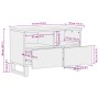 Mueble de TV madera maciza mango marrón 70x34x46 cm de , Almacenamiento para CD y DVD - Ref: Foro24-377443, Precio: 68,64 €, ...