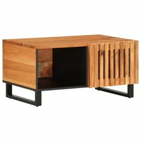 Mesa de centro madera maciza de acacia 80x51x40 cm de , Mesas de centro - Ref: Foro24-377457, Precio: 104,74 €, Descuento: %