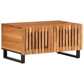 Mesa de centro madera maciza de acacia 80x51x40 cm de , Mesas de centro - Ref: Foro24-377462, Precio: 91,13 €, Descuento: %