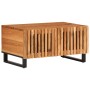 Mesa de centro madera maciza de acacia 80x51x40 cm de , Mesas de centro - Ref: Foro24-377462, Precio: 92,06 €, Descuento: %