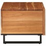 Mesa de centro madera maciza de acacia 80x51x40 cm de , Mesas de centro - Ref: Foro24-377462, Precio: 92,06 €, Descuento: %