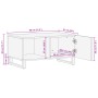 Mesa de centro madera maciza de acacia 80x51x40 cm de , Mesas de centro - Ref: Foro24-377460, Precio: 81,11 €, Descuento: %