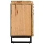 Solid rough mango wood bedside table 50x34x60 cm by , Nightstands - Ref: Foro24-377476, Price: 68,58 €, Discount: %