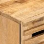 Solid rough mango wood bedside table 50x34x60 cm by , Nightstands - Ref: Foro24-377476, Price: 68,58 €, Discount: %