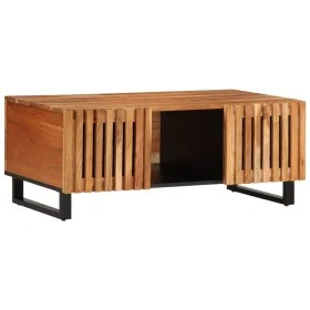 Mesa de centro de madera maciza de acacia 100x55x40 cm de , Mesas de centro - Ref: Foro24-377497, Precio: 105,78 €, Descuento: %