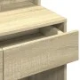 Dresser with LED lights in Sonoma oak color, 80x41x144.5 cm by , Bedroom Dressers - Ref: Foro24-848180, Price: 118,73 €, Disc...