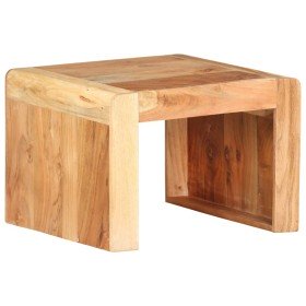 Mesa auxiliar de madera maciza de acacia 43x40x30 cm en Mesas auxiliares | Comprar online en Foru.es