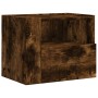 Mesitas de noche de pared 2 uds color roble ahumado 45x30x35 cm de , Mesitas de noche - Ref: Foro24-848320, Precio: 67,98 €, ...