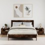 Mesitas de noche de pared 2 uds color roble ahumado 45x30x35 cm de , Mesitas de noche - Ref: Foro24-848320, Precio: 67,98 €, ...