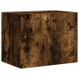Mesitas de noche de pared 2 uds color roble ahumado 45x30x35 cm de , Mesitas de noche - Ref: Foro24-848334, Precio: 73,40 €, ...