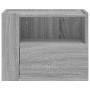 Mesitas de noche de pared 2 uds gris Sonoma 45x30x35 cm de , Mesitas de noche - Ref: Foro24-848322, Precio: 70,34 €, Descuent...