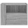 Mesitas de noche de pared 2 uds gris Sonoma 45x30x35 cm de , Mesitas de noche - Ref: Foro24-848322, Precio: 77,16 €, Descuent...