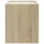Mesita de noche de pared color roble ahumado 45x30x35 cm de , Mesitas de noche - Ref: Foro24-848329, Precio: 41,87 €, Descuen...