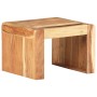 Mesa auxiliar de madera maciza de acacia 43x40x30 cm en Mesas auxiliares | Comprar online en Foru.es