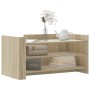 Mesa de centro madera de ingeniería roble Sonoma 100x50x50 cm de , Mesas de centro - Ref: Foro24-848348, Precio: 70,85 €, Des...