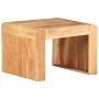 Mesa auxiliar de madera maciza de acacia 43x40x30 cm en Mesas auxiliares | Comprar online en Foru.es