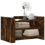 Mesa de centro madera de ingeniería roble ahumado 80x50x50 cm de , Mesas de centro - Ref: Foro24-848343, Precio: 60,86 €, Des...