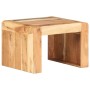 Mesa auxiliar de madera maciza de acacia 43x40x30 cm en Mesas auxiliares | Comprar online en Foru.es
