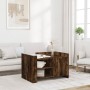 Mesa de centro madera de ingeniería roble ahumado 80x50x50 cm de , Mesas de centro - Ref: Foro24-848357, Precio: 67,24 €, Des...