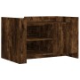 Mesa de centro madera de ingeniería roble ahumado 80x50x50 cm de , Mesas de centro - Ref: Foro24-848357, Precio: 67,24 €, Des...