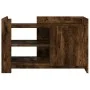 Engineered wood smoked oak coffee table 80x50x50 cm by , Coffee table - Ref: Foro24-848357, Price: 69,28 €, Discount: %