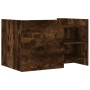 Mesa de centro madera de ingeniería roble ahumado 80x50x50 cm de , Mesas de centro - Ref: Foro24-848357, Precio: 67,24 €, Des...