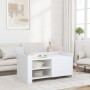 Mesa de centro de madera de ingeniería blanca 100x50x50 cm de , Mesas de centro - Ref: Foro24-848360, Precio: 79,05 €, Descue...