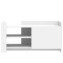 Mesa de centro de madera de ingeniería blanca 100x50x50 cm de , Mesas de centro - Ref: Foro24-848360, Precio: 79,05 €, Descue...