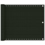 Toldo para balcón HDPE verde oscuro 75x600 cm de vidaXL, Sombrillas - Ref: Foro24-310971, Precio: 24,19 €, Descuento: %