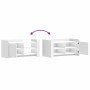 Mesa de centro de madera de ingeniería blanca 100x50x50 cm de , Mesas de centro - Ref: Foro24-848360, Precio: 79,05 €, Descue...