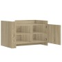 Mesa de centro madera de ingeniería roble Sonoma 80x50x50 cm de , Mesas de centro - Ref: Foro24-848355, Precio: 65,24 €, Desc...