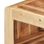 Mueble de TV de 2 piezas de madera maciza de acacia en Muebles TV | Comprar online en Foru.es