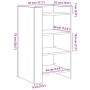 Aparador de madera de ingeniería blanco 45x35x75 cm de , Aparadores - Ref: Foro24-848381, Precio: 51,51 €, Descuento: %