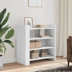 Aparador de madera de ingeniería blanco 73,5x35x75 cm de , Aparadores - Ref: Foro24-848388, Precio: 58,26 €, Descuento: %