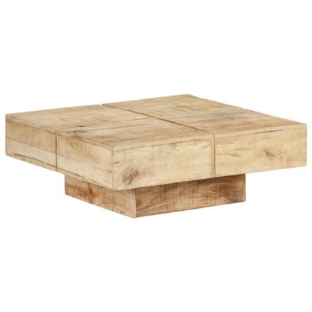 Mesa de centro de madera maciza de mango 80x80x28 cm en Mesas de centro | Comprar online en Foru.es