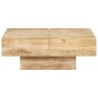 Mesa de centro de madera maciza de mango 80x80x28 cm en Mesas de centro | Comprar online en Foru.es