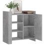 Aparador de madera contrachapada gris hormigón 73,5x35x75 cm de , Aparadores - Ref: Foro24-848405, Precio: 71,39 €, Descuento: %