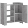 Aparador de madera contrachapada gris hormigón 73,5x35x75 cm de , Aparadores - Ref: Foro24-848405, Precio: 71,39 €, Descuento: %