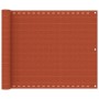 Toldo para balcón HDPE naranja 75x300 cm de vidaXL, Sombrillas - Ref: Foro24-311016, Precio: 11,65 €, Descuento: %