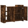 Aparador madera de ingeniería roble ahumado 100x35x75 cm de , Aparadores - Ref: Foro24-848413, Precio: 106,87 €, Descuento: %