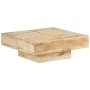 Mesa de centro de madera maciza de mango 80x80x28 cm en Mesas de centro | Comprar online en Foru.es
