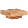 Mesa de centro de madera maciza de acacia 80x80x28 cm en Mesas de centro | Comprar online en Foru.es